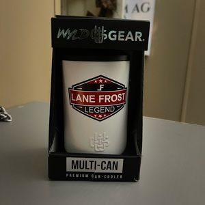 Lane Frost white multi-can holder